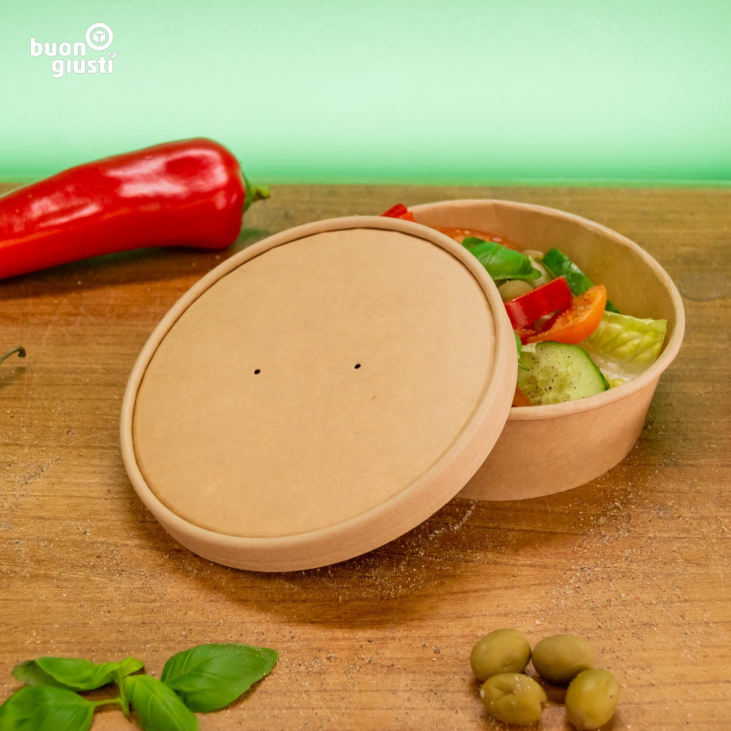 Bio cardboard tray PLA coated