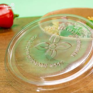 Bio cardboard tray coated with PLA