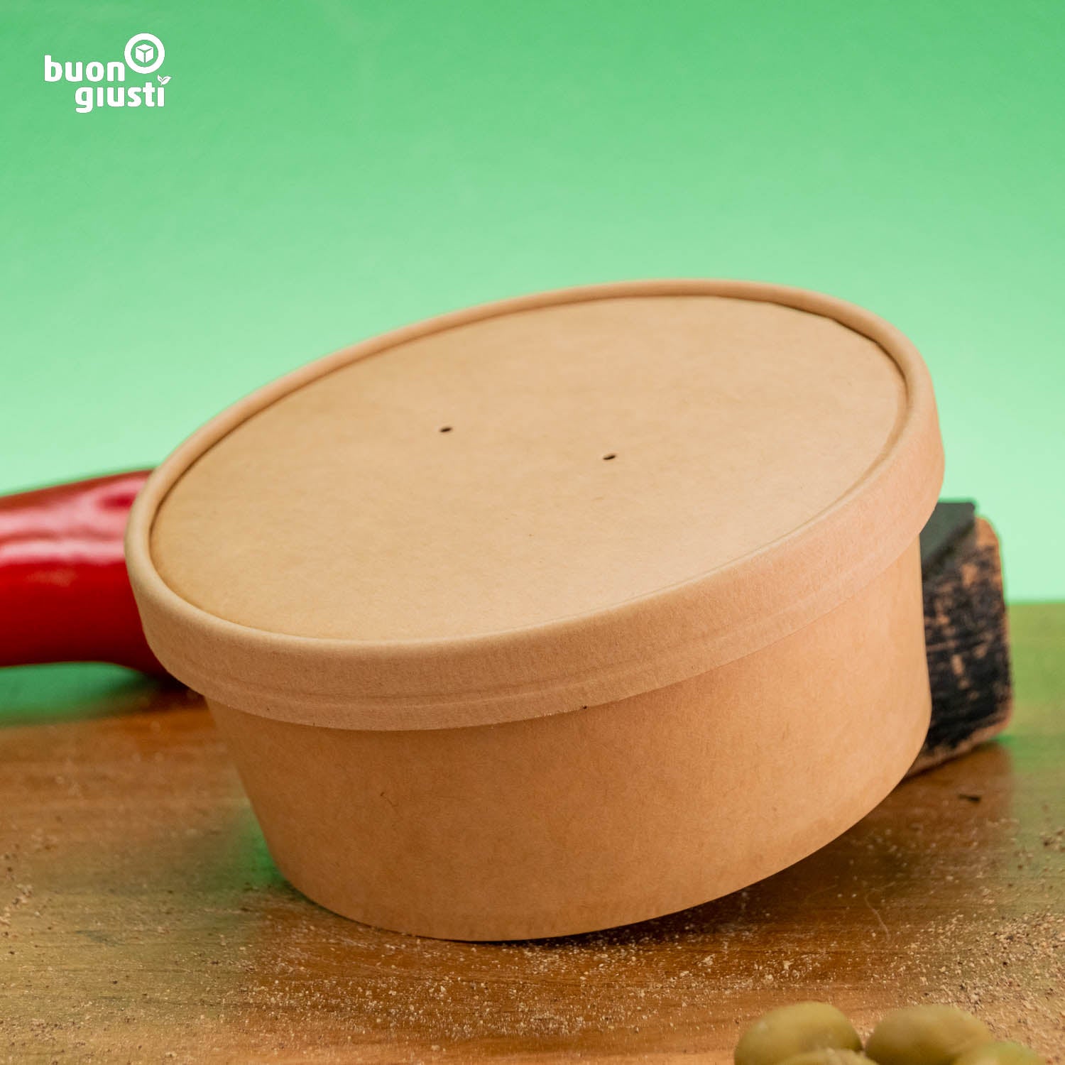 SET: Bio Schale und Deckel - Alle Größen