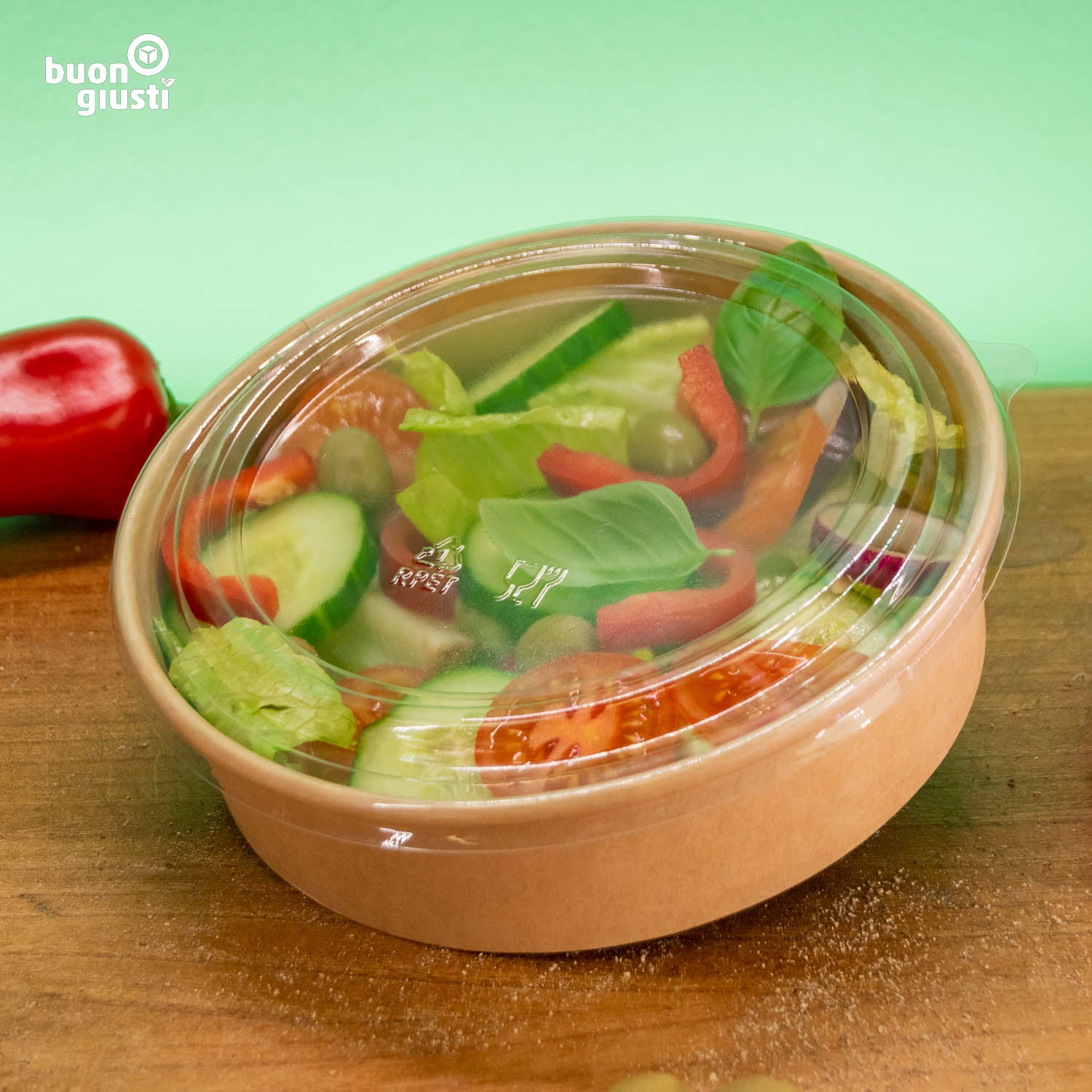 SET: Bio Schale und Deckel - Alle Größen