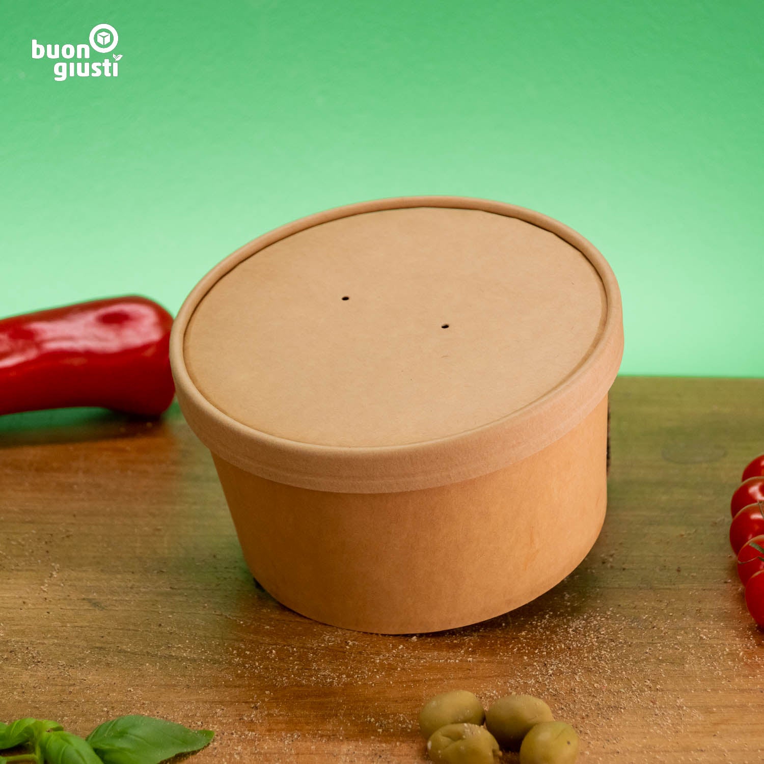 Bio cardboard tray PLA coated