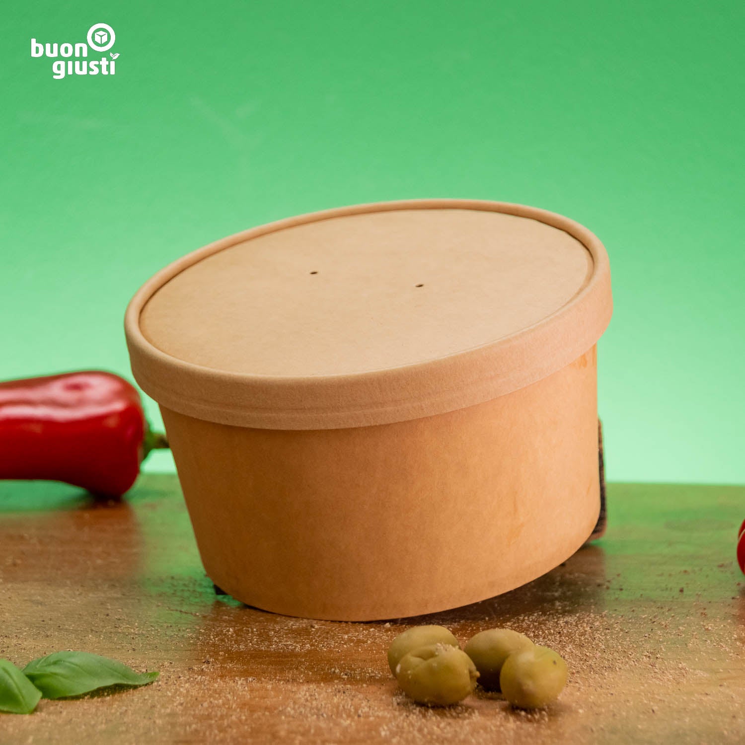 SET: Bio Schale und Deckel - Alle Größen