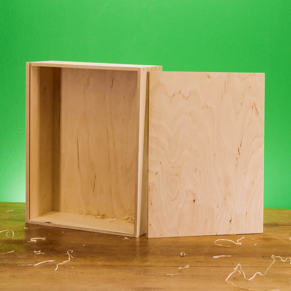 Individual Wine Box - Wooden Box for Gifts and Wine Bottles with Logo