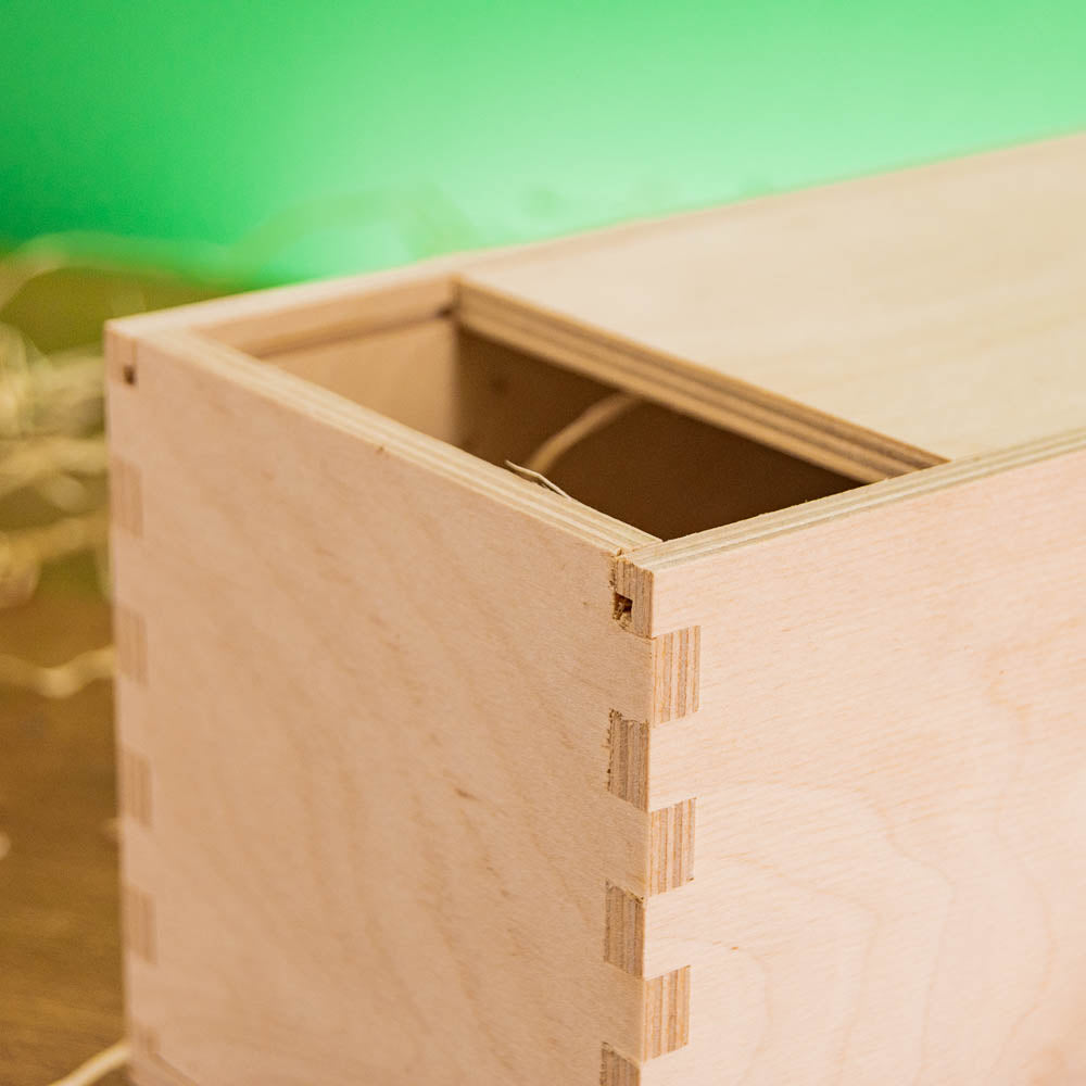Individual Wine Box - Wooden Box for Gifts and Wine Bottles with Logo