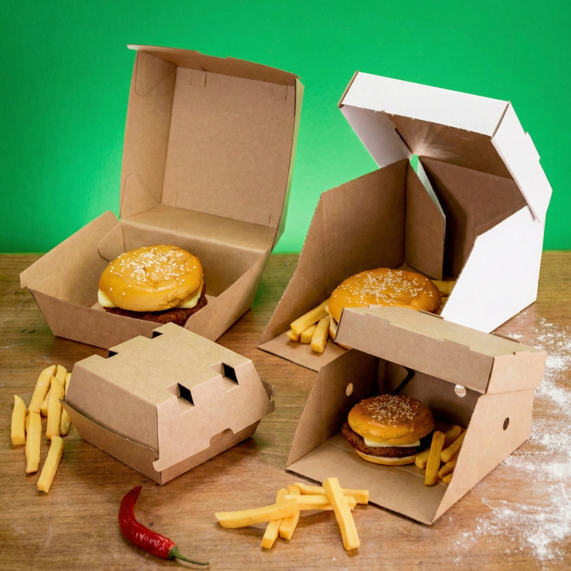 Hamburger-Box ohne Logo