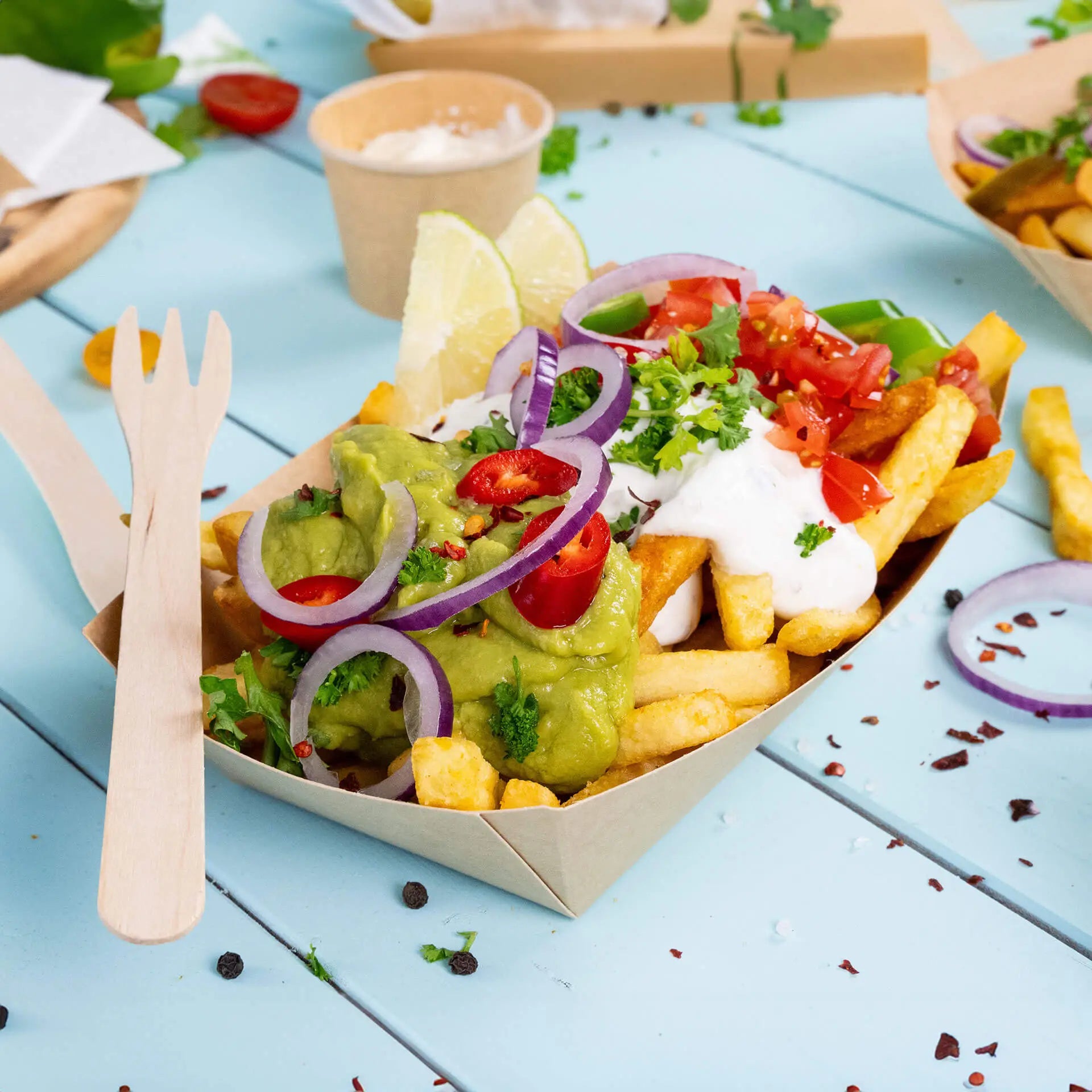 Snackschale aus Karton (beschichtet)