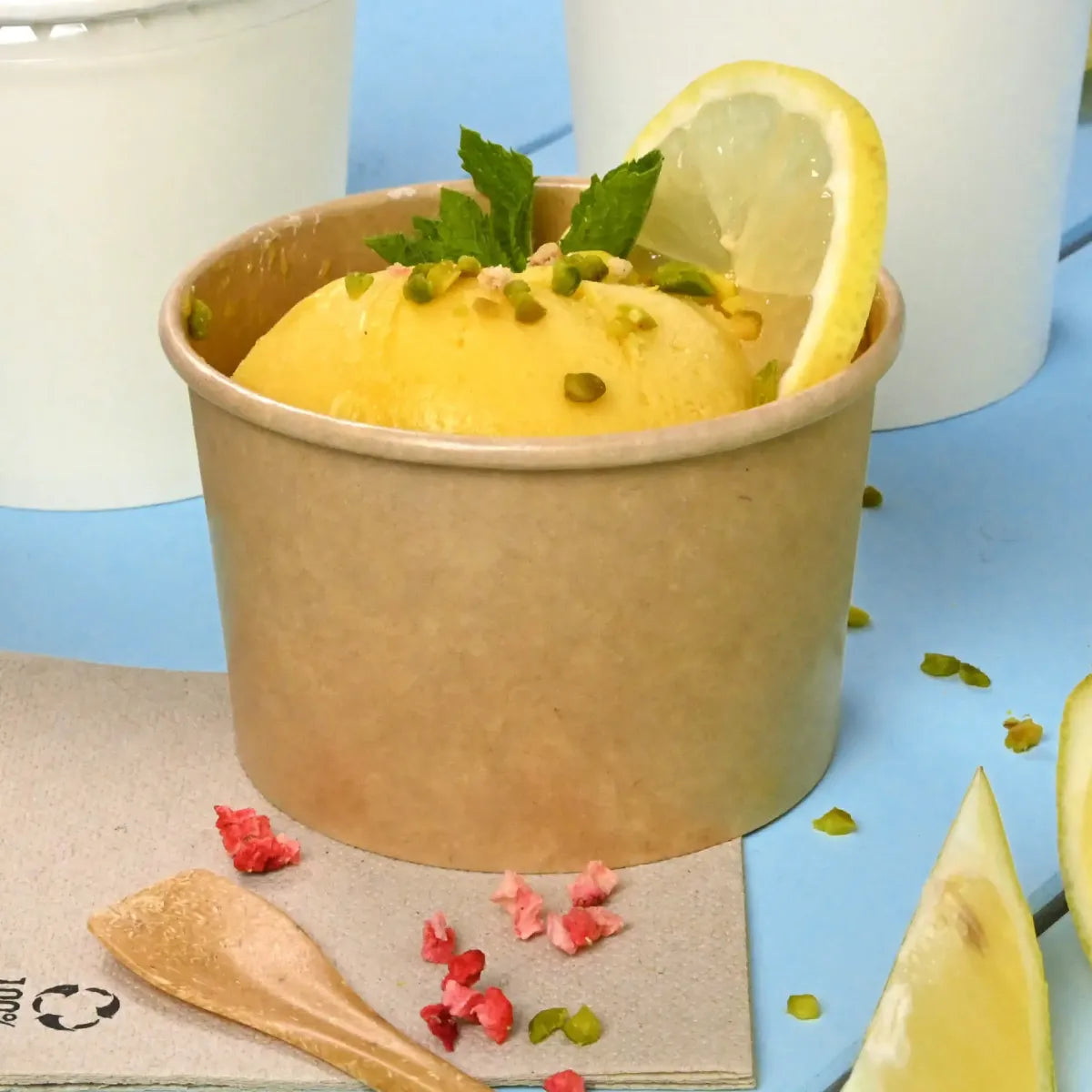 Eisbecher für Eis und Dessert - PE-Beschichtet