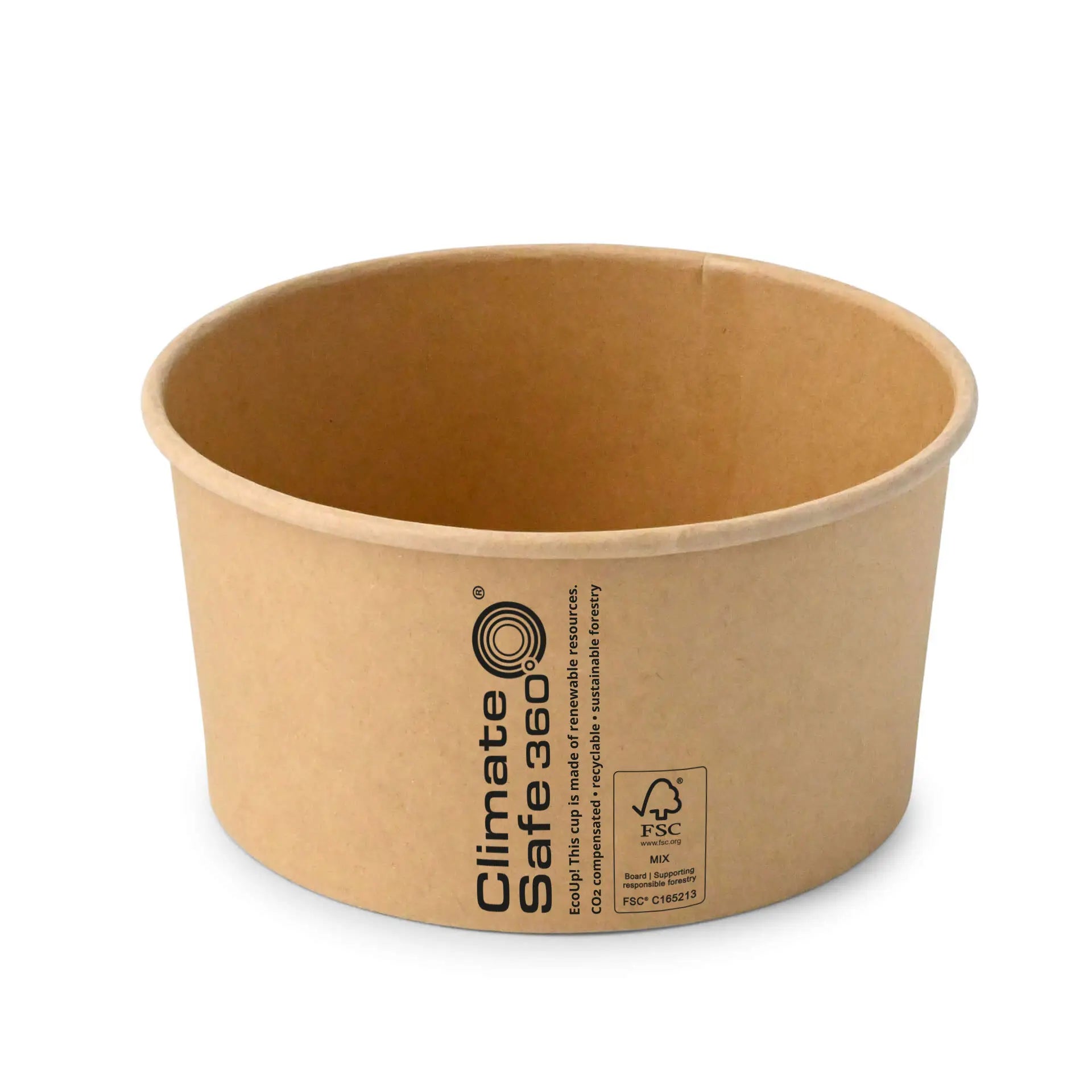 Vassoio in cartone di origine biologica, rivestito in PE