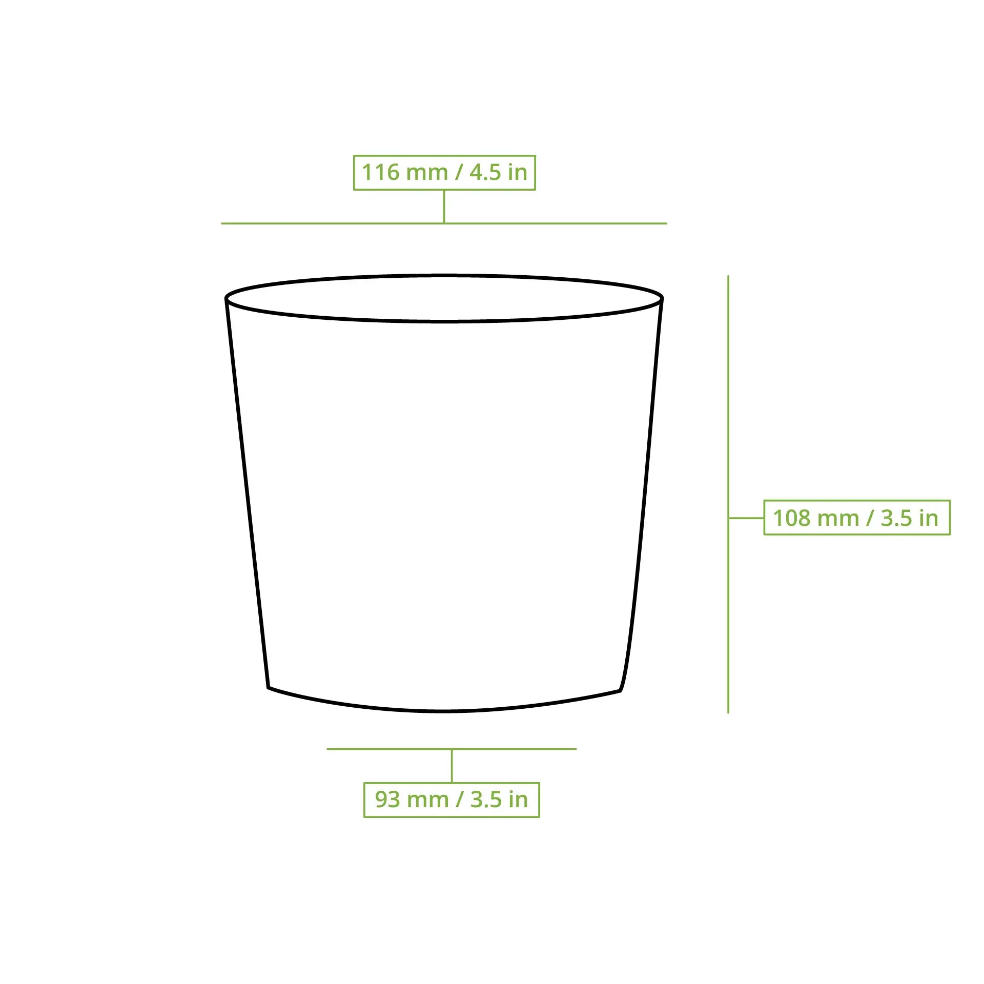 Soup cups to go (PE-coated) - all sizes - 500 pieces