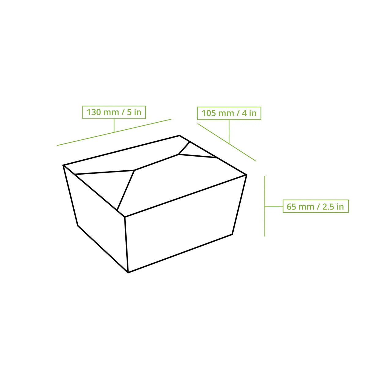 Take-away Boxen - PE-beschichtet - für kalte & warme Speisen