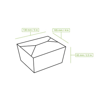 Take-away Boxen - PE-beschichtet - für kalte & warme Speisen