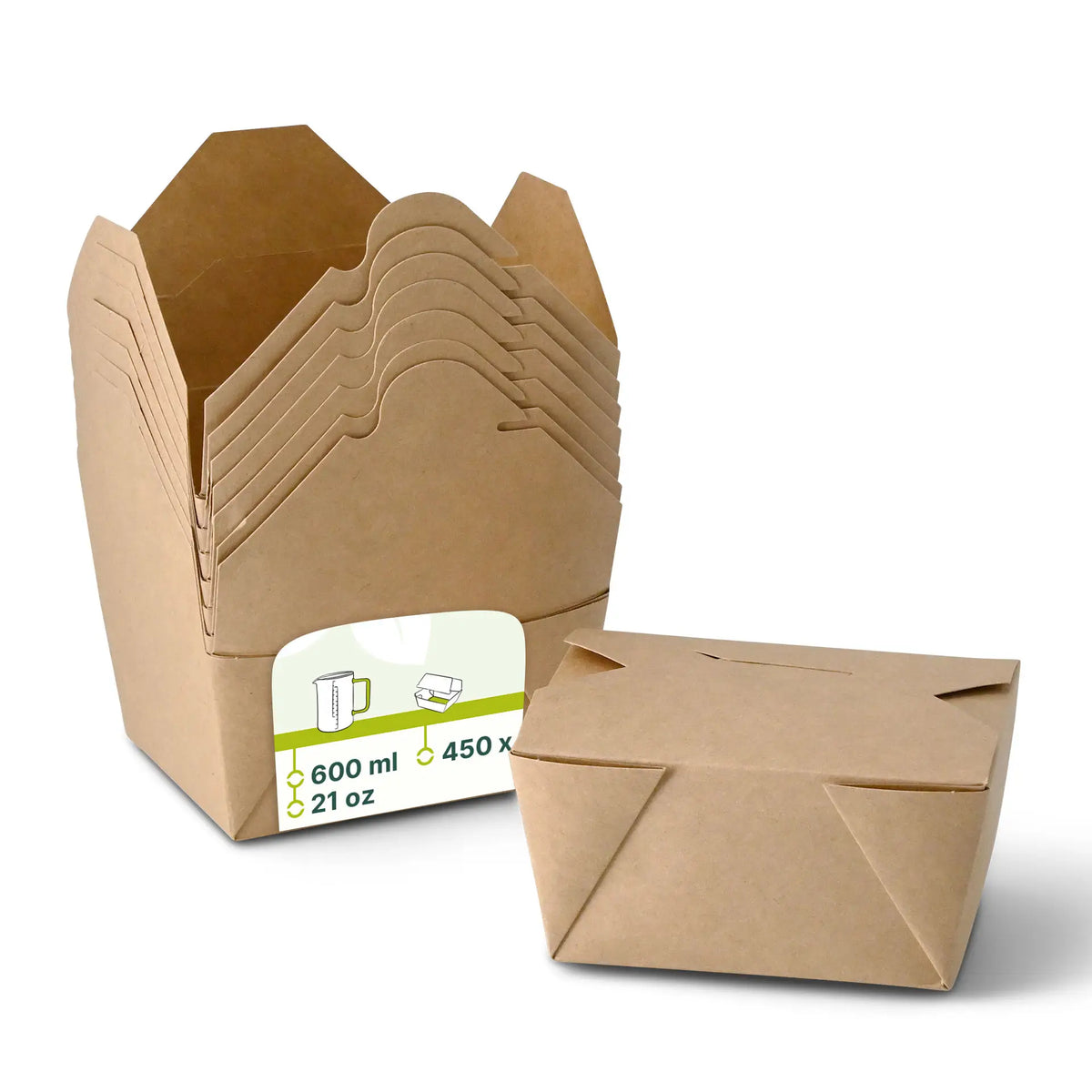 Take-away Boxen - PE-beschichtet - für kalte & warme Speisen