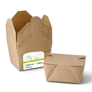 Take-away Boxen - PE-beschichtet - für kalte & warme Speisen