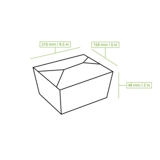 Take-away Boxen - PE-beschichtet - für kalte & warme Speisen