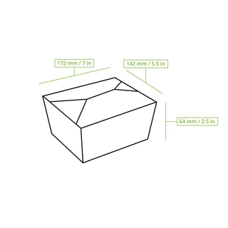 Take-away Boxen - PE-beschichtet - für kalte & warme Speisen