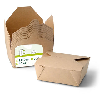 Take-away Boxen - PE-beschichtet - für kalte & warme Speisen