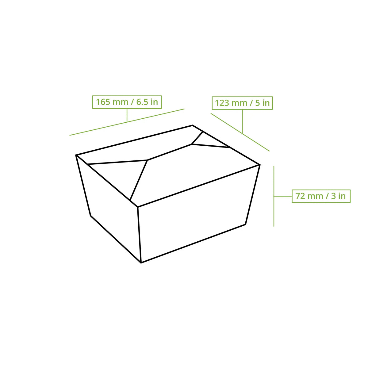Take-away Boxen - PE-beschichtet - für kalte & warme Speisen