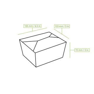 Take-away Boxen - PE-beschichtet - für kalte & warme Speisen