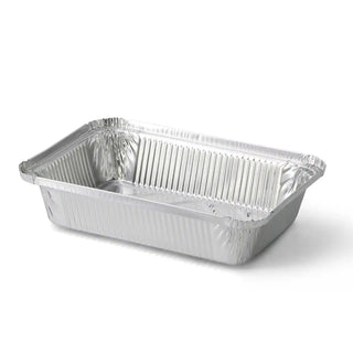 Bandejas de aluminio con tapa, 21,4 x 14,9 x 4,3 cm, 845 ml, rectangulares, 1.000 unidades