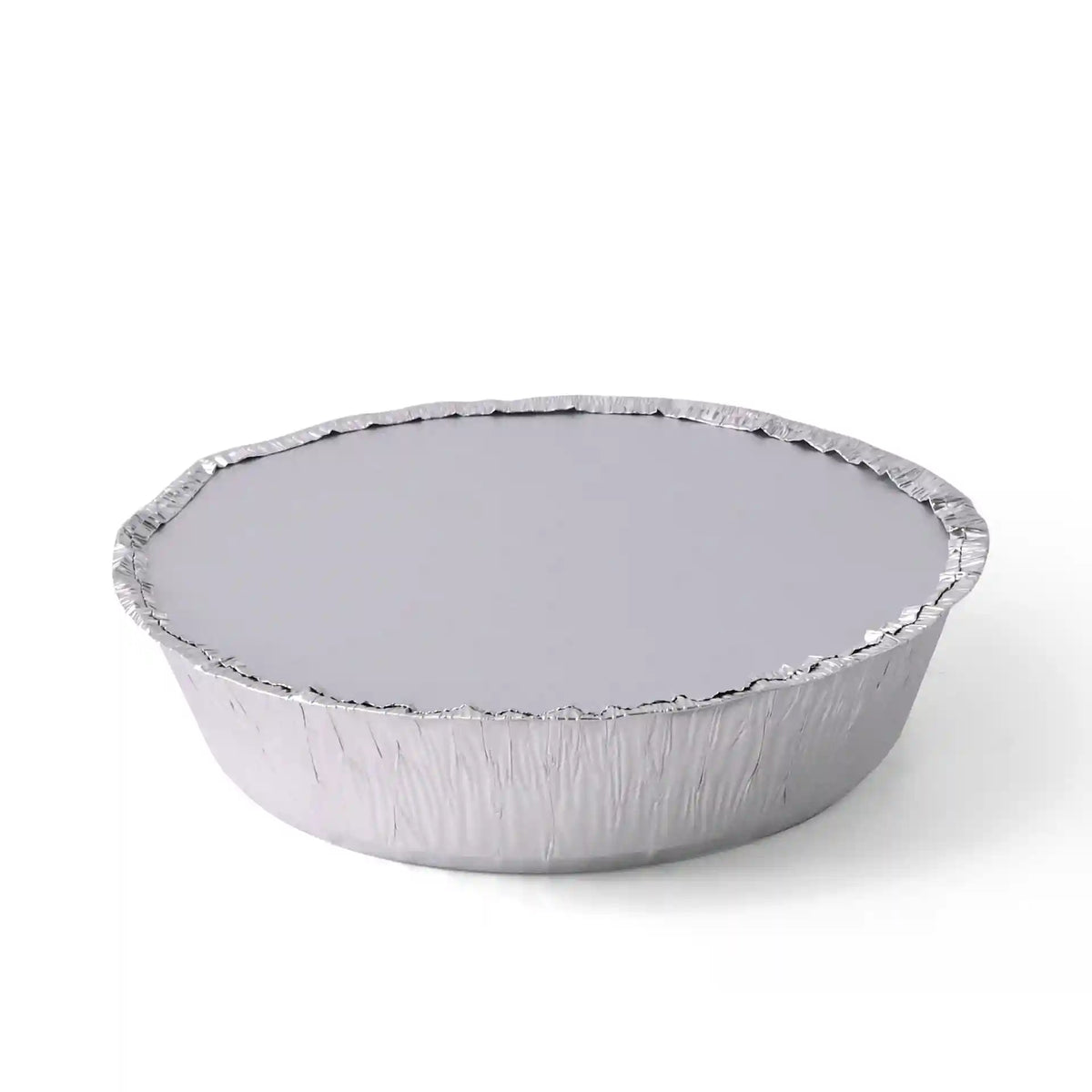 أطباق ألمنيوم دائرية مع غطاء، 830 ml، Ø 180 mm، 600 قطعة