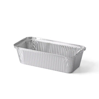 Vaschette in alluminio con coperchio 22 x 11 x 5 cm, 900 ml, rettangolari, 500 pz.