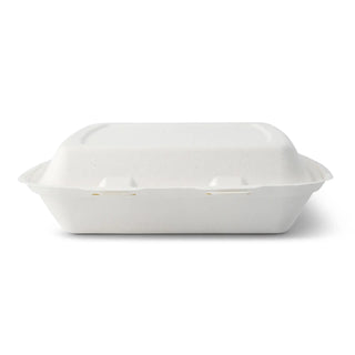Menüboxen aus Zuckerrohr 25 x 20 x 7,5 cm