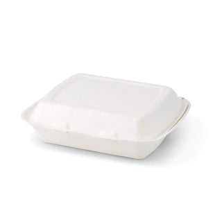 Menüboxen aus Zuckerrohr 25 x 20 x 7,5 cm