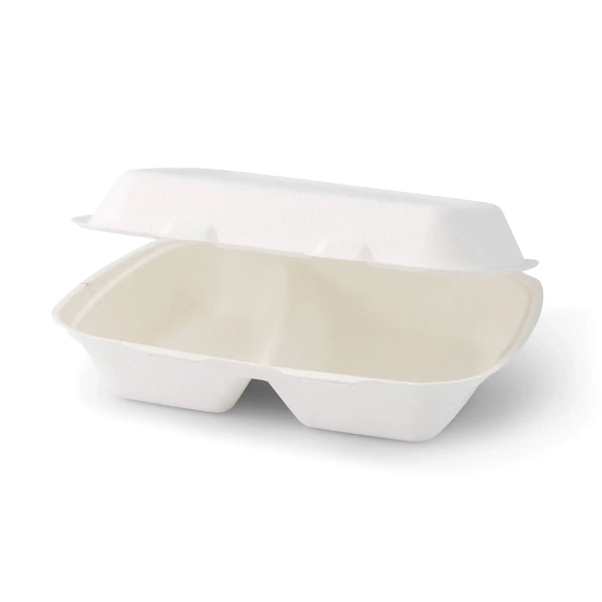Menüboxen aus Zuckerrohr 25 x 20 x 7,5 cm