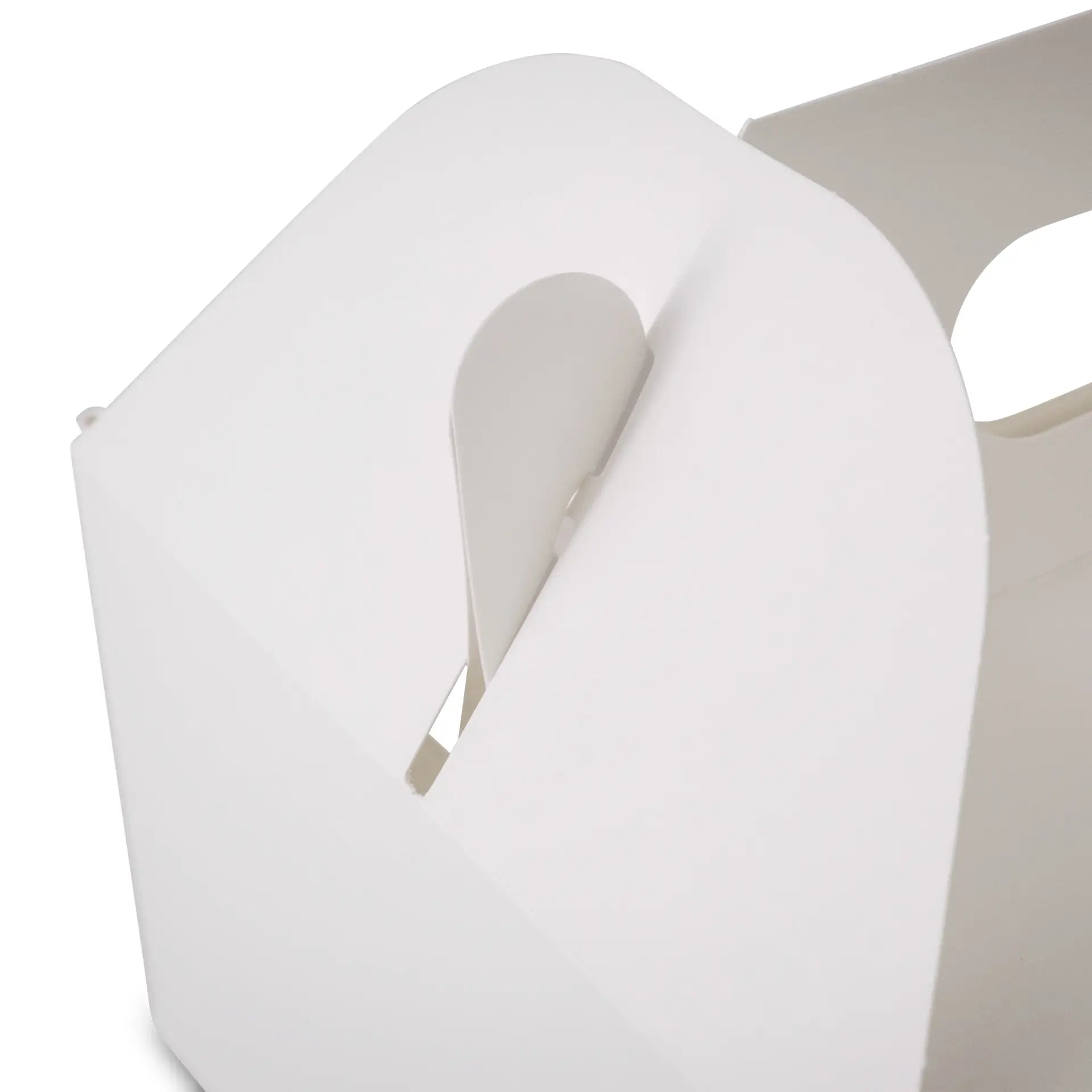 Boîte à gâteau en carton avec poignée, blanche et brune, pliable - toutes tailles