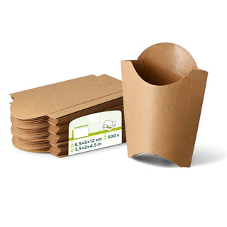 Pommes Schütten aus Karton - 500 Stk.