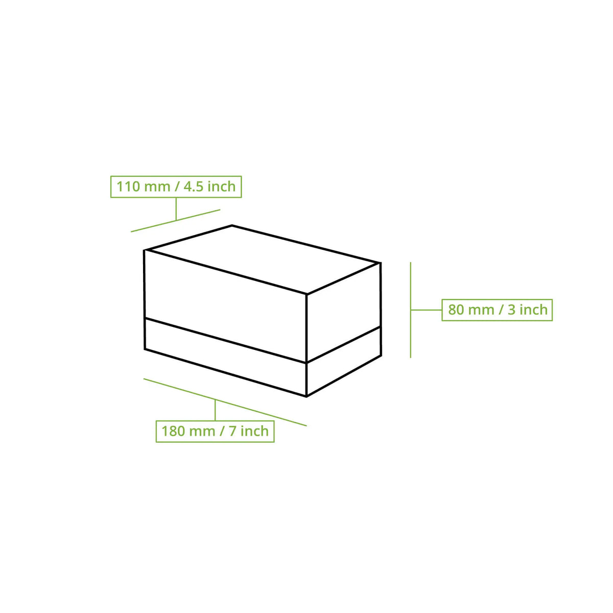 Cupcake Box mit Zellulose-Fenster Weiß