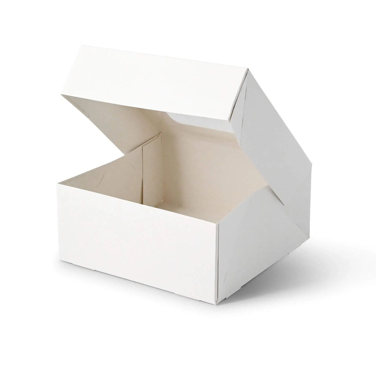 Cupcake Box mit Zellulose-Fenster Weiß