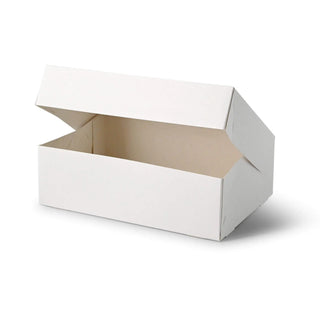 Cupcake Box mit Zellulose-Fenster Weiß