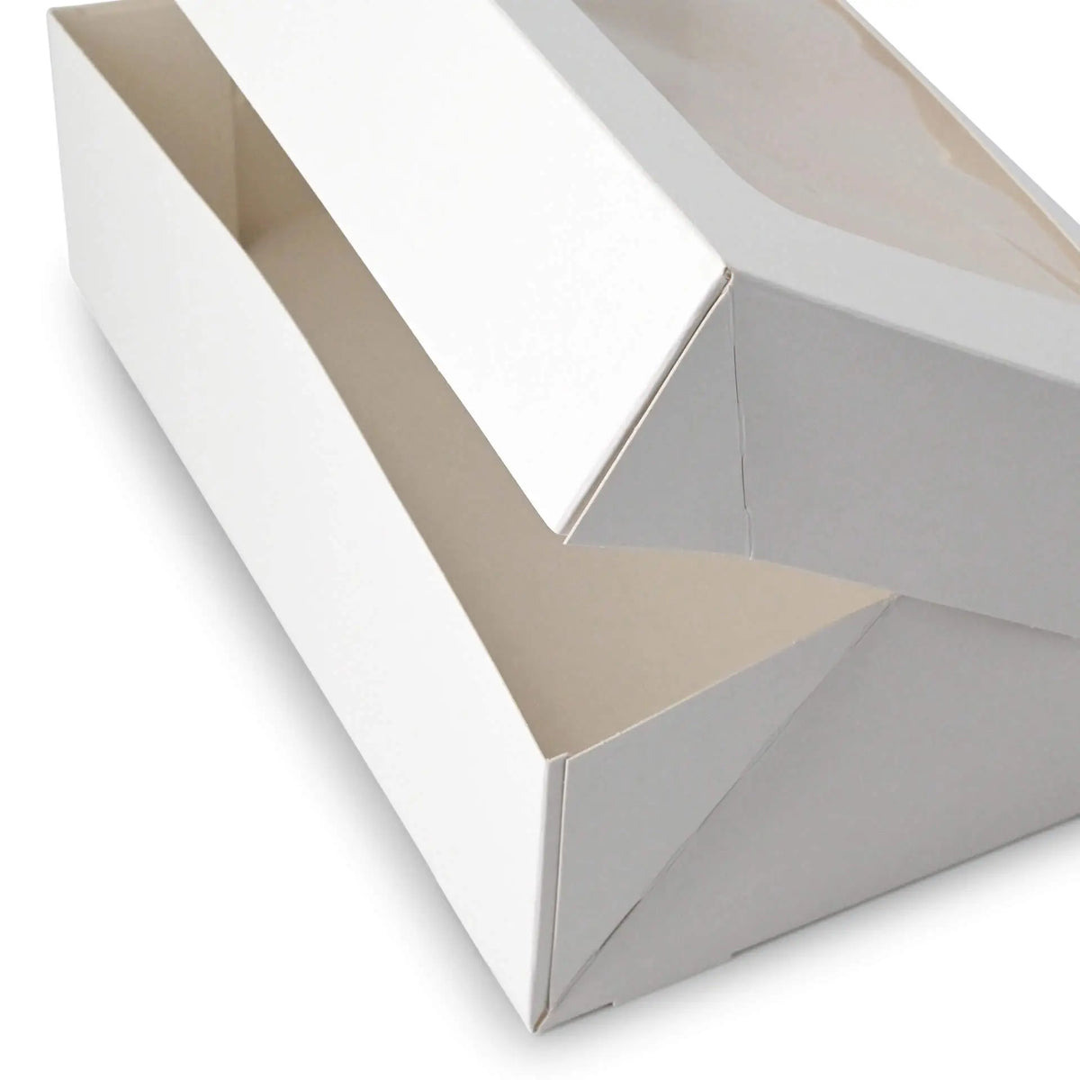 Cupcake Box mit Zellulose-Fenster Weiß