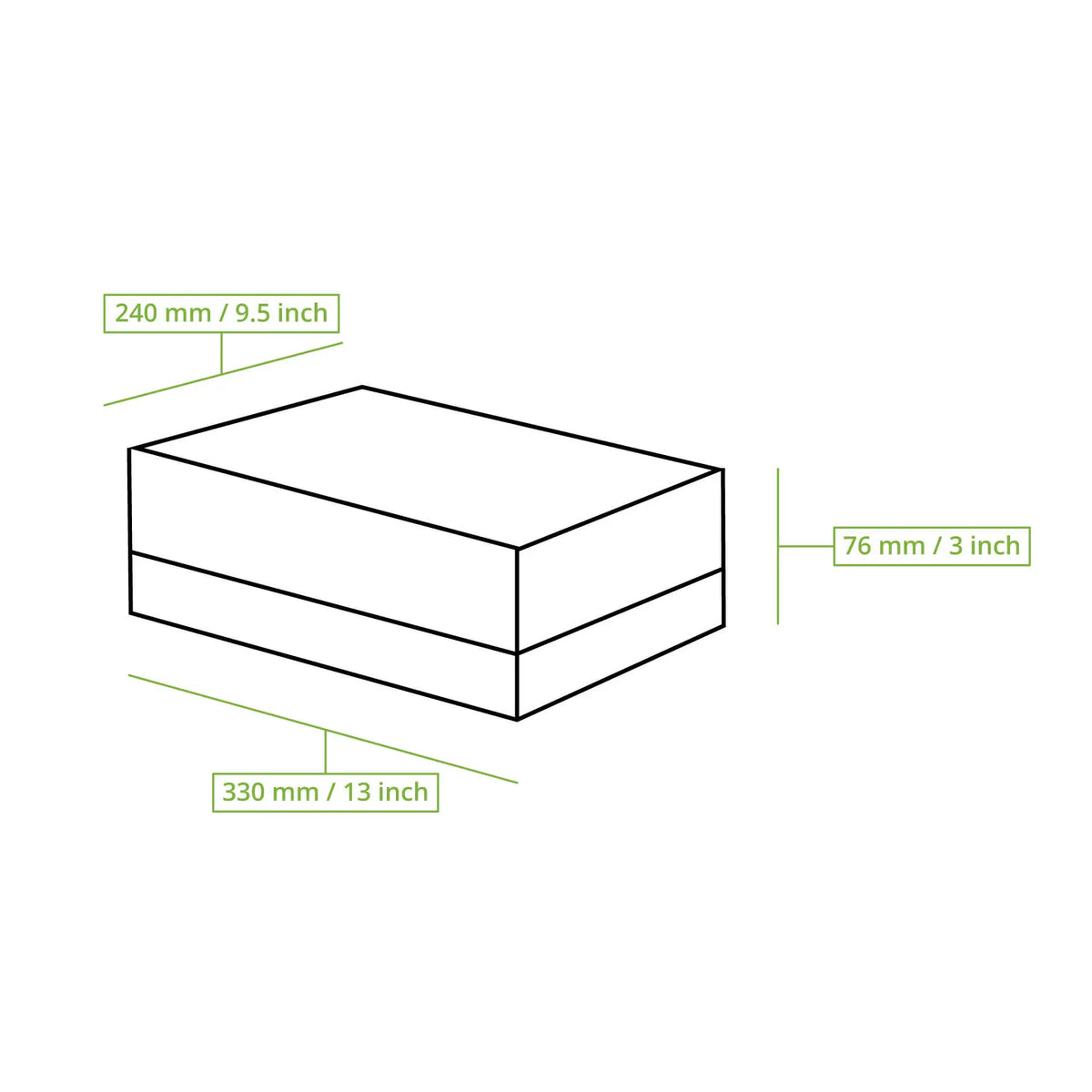 Cupcake Box mit Zellulose-Fenster Weiß