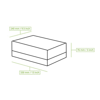 Cupcake Box mit Zellulose-Fenster Weiß