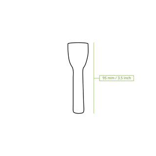 Mehrweg-Eisspatel 9,5 cm aus Bio-Compound, im Bündel