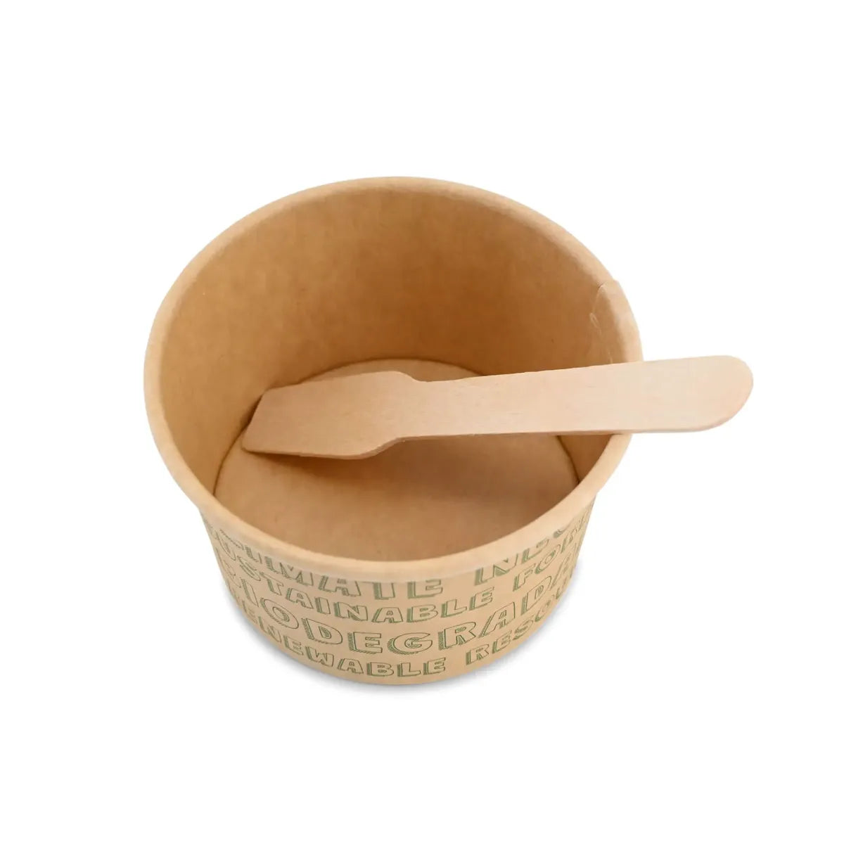 Eisspatel 9,6 cm aus Holz, stabil, biologisch abbaubar, FSC-zertifiziert - 10.000 Stk.