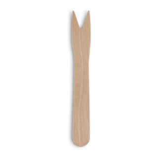 Pommesgabeln aus Holz 8,5 cm - 10.000 Stück
