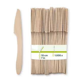 Holzmesser Premium 18 cm für Take-away
