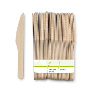Holzmesser 16,5 cm für Take-away