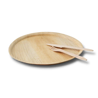 Palm Leaf Pizza Plates "Palmware®" Ø 25 cm, round, 100 pcs.
