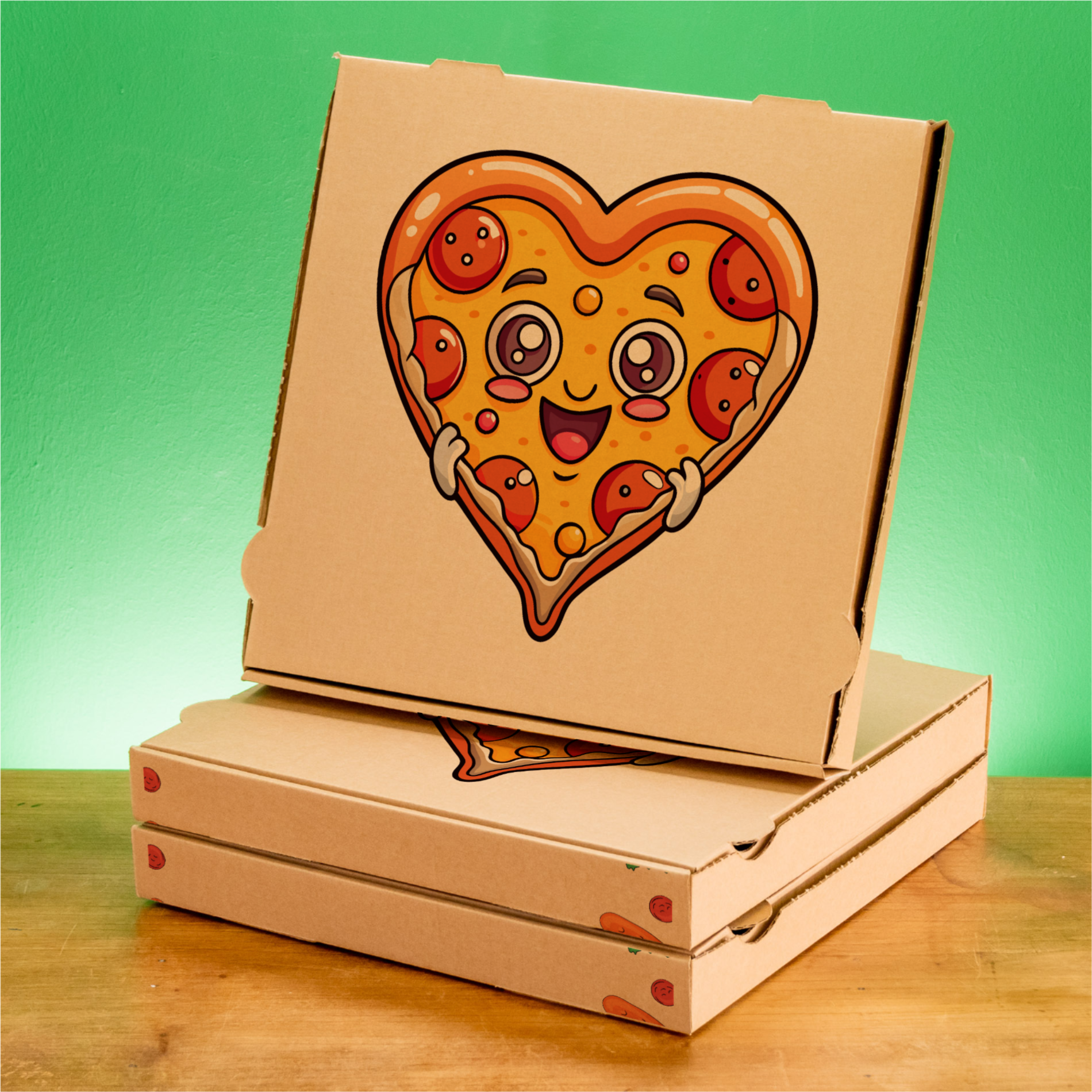 25 Stück mit Logo: Pizzakartons für Geburtstage, Hochzeiten und Events